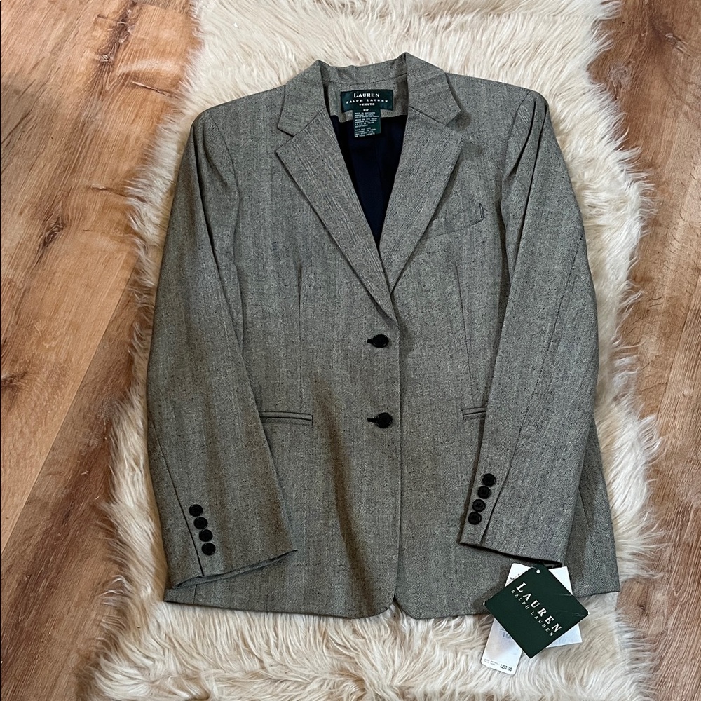 Ralph Lauren Women's Classic Gray Blazer